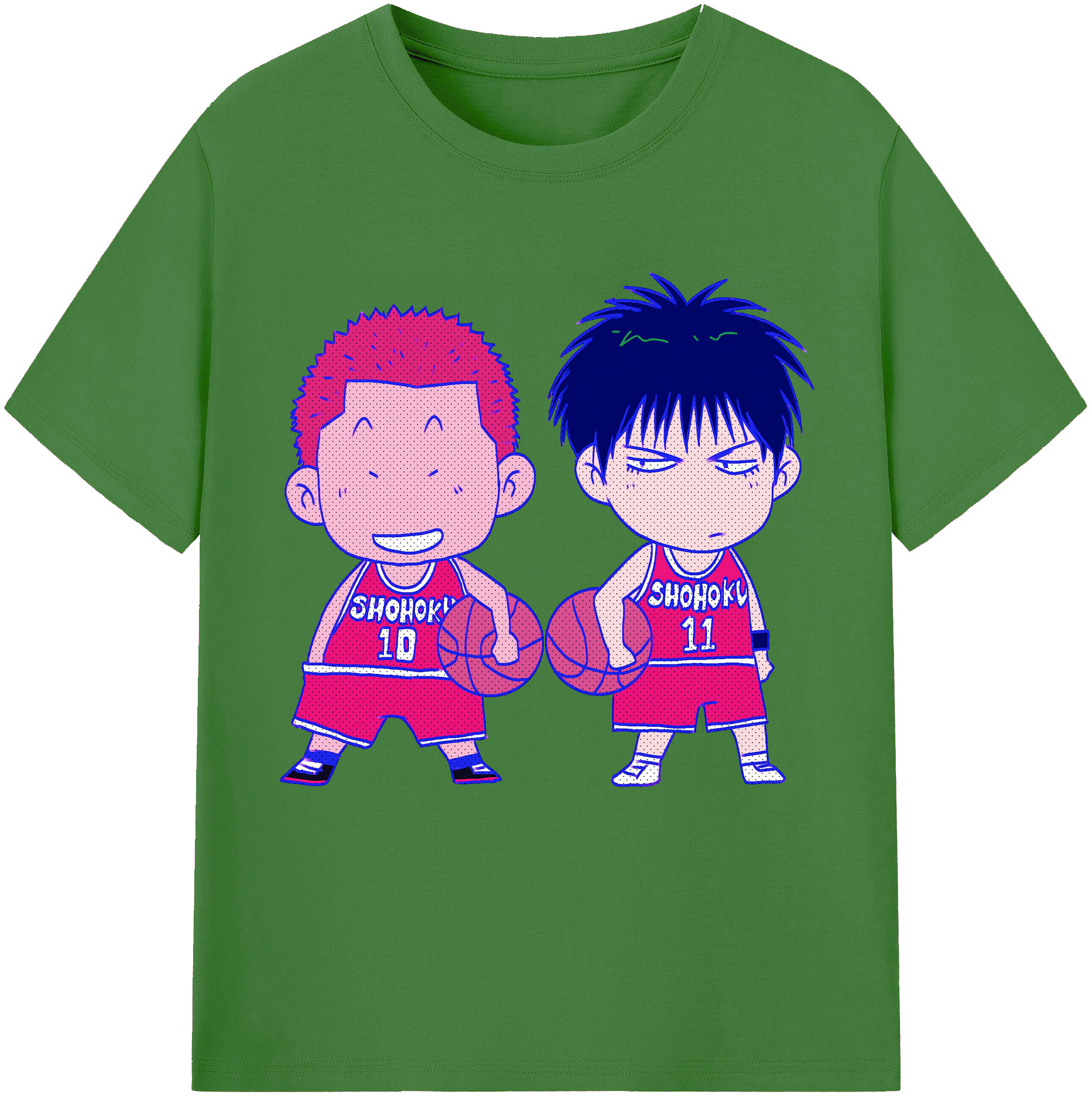（画像用） SLAM DUNK／スラムダンク レディースカジュアルプリントTシャツ（綿100％）